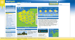 Desktop Screenshot of mojapogoda.com