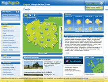 Tablet Screenshot of mojapogoda.com